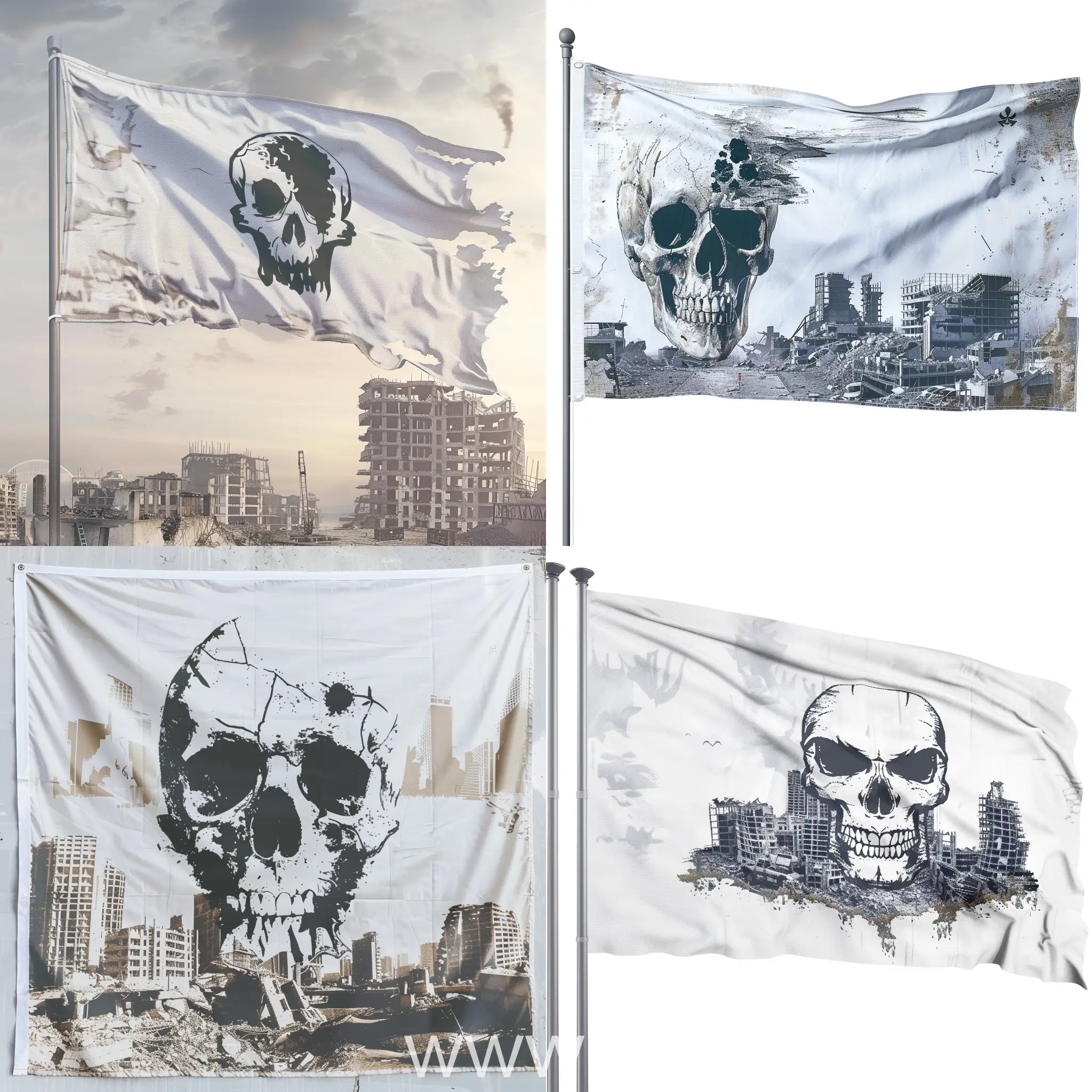 PMC-Flag-with-Skull-on-Destroyed-City-Background