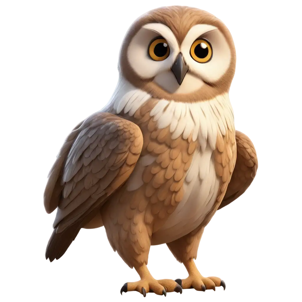 Adorable-3D-Cute-Owl-PNG-Enhance-Your-Design-with-HighQuality-Owl-Illustrations