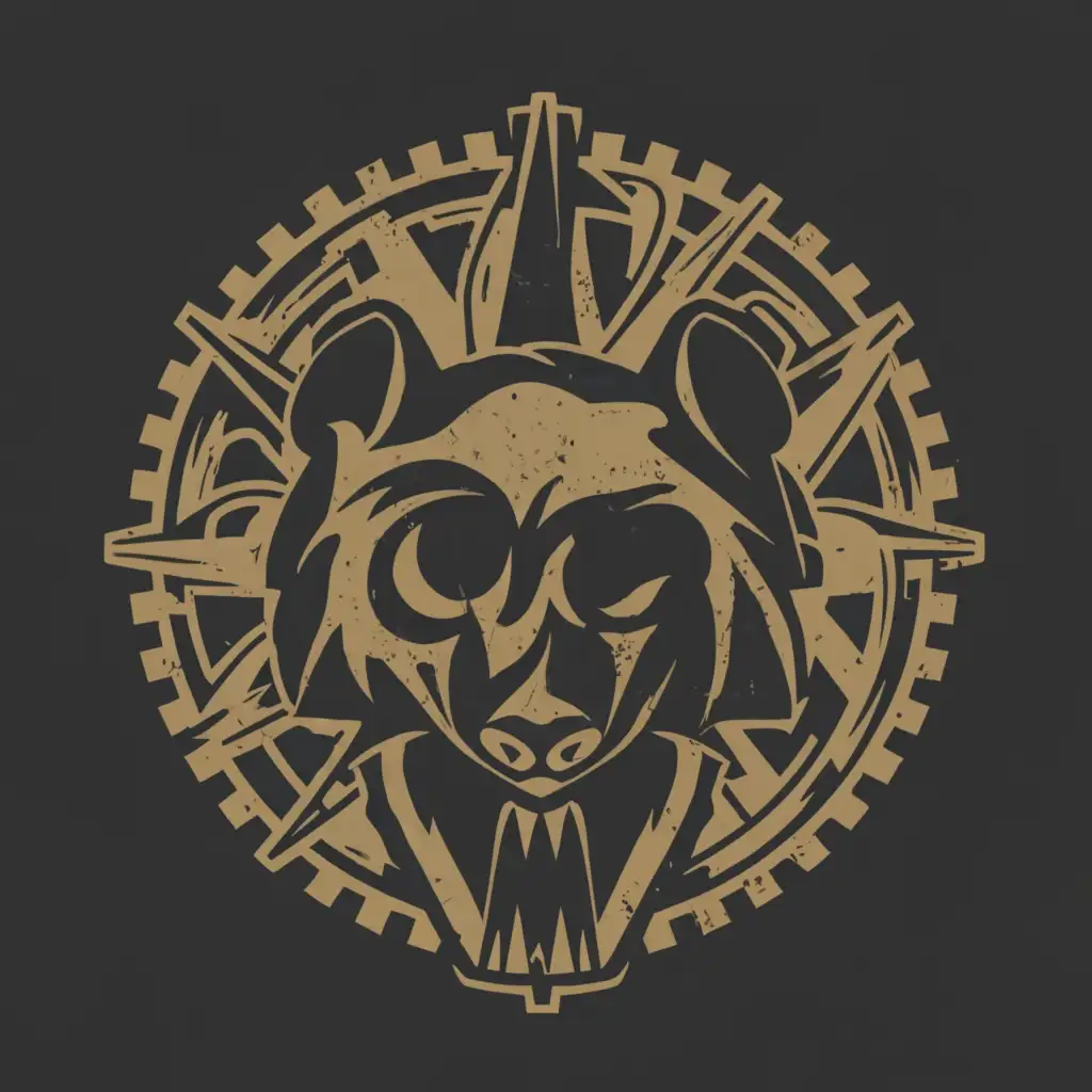 LOGO-Design-for-Cult-of-Ratvar-GearInspired-Circle-with-Clean-Background