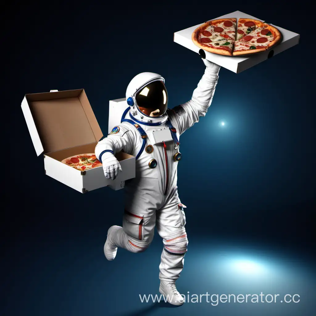 CourierCosmonaut-Delivering-Pizza-in-Space