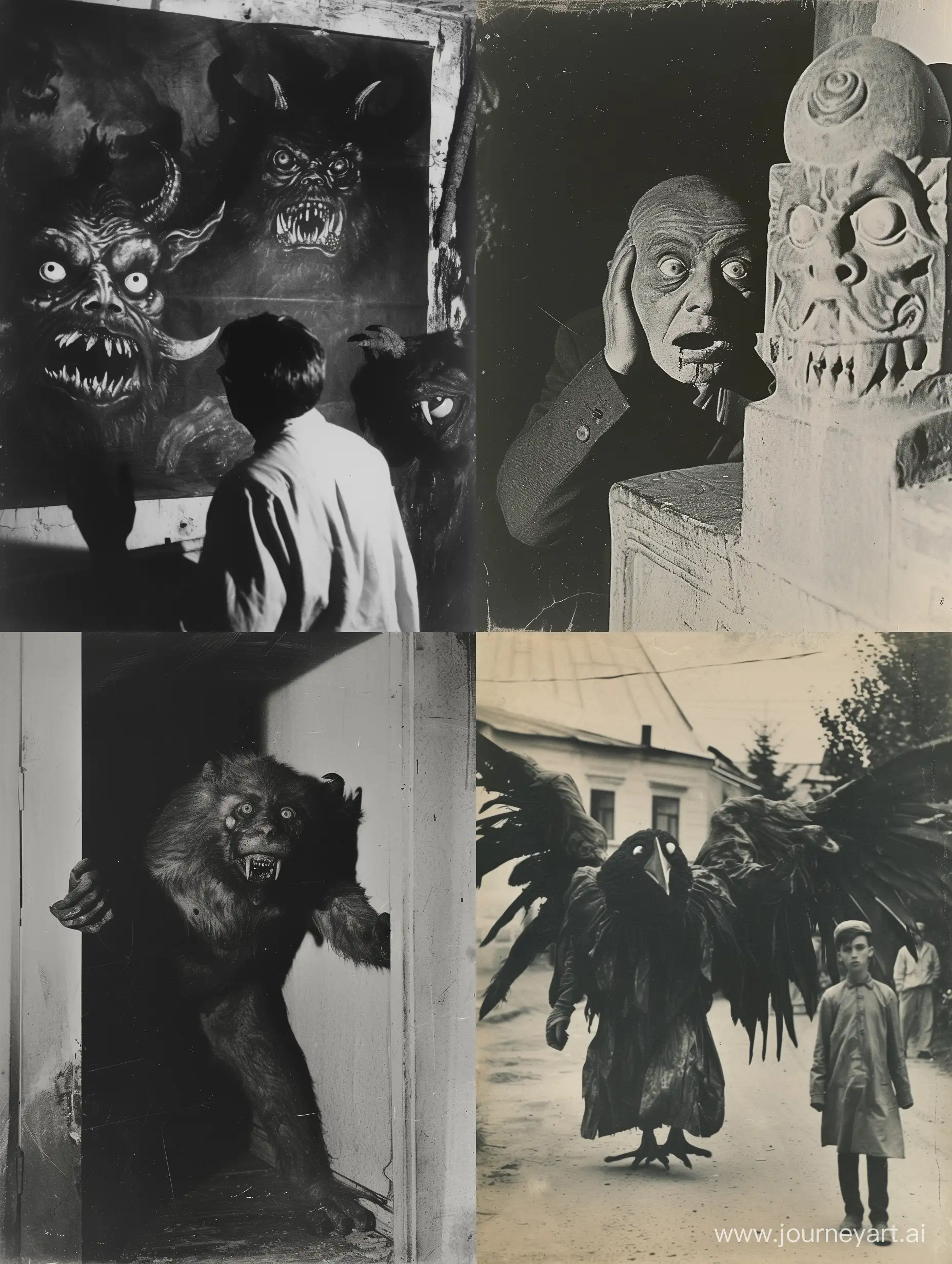 eerie vintage Soviet pictures of classified demonic entities 