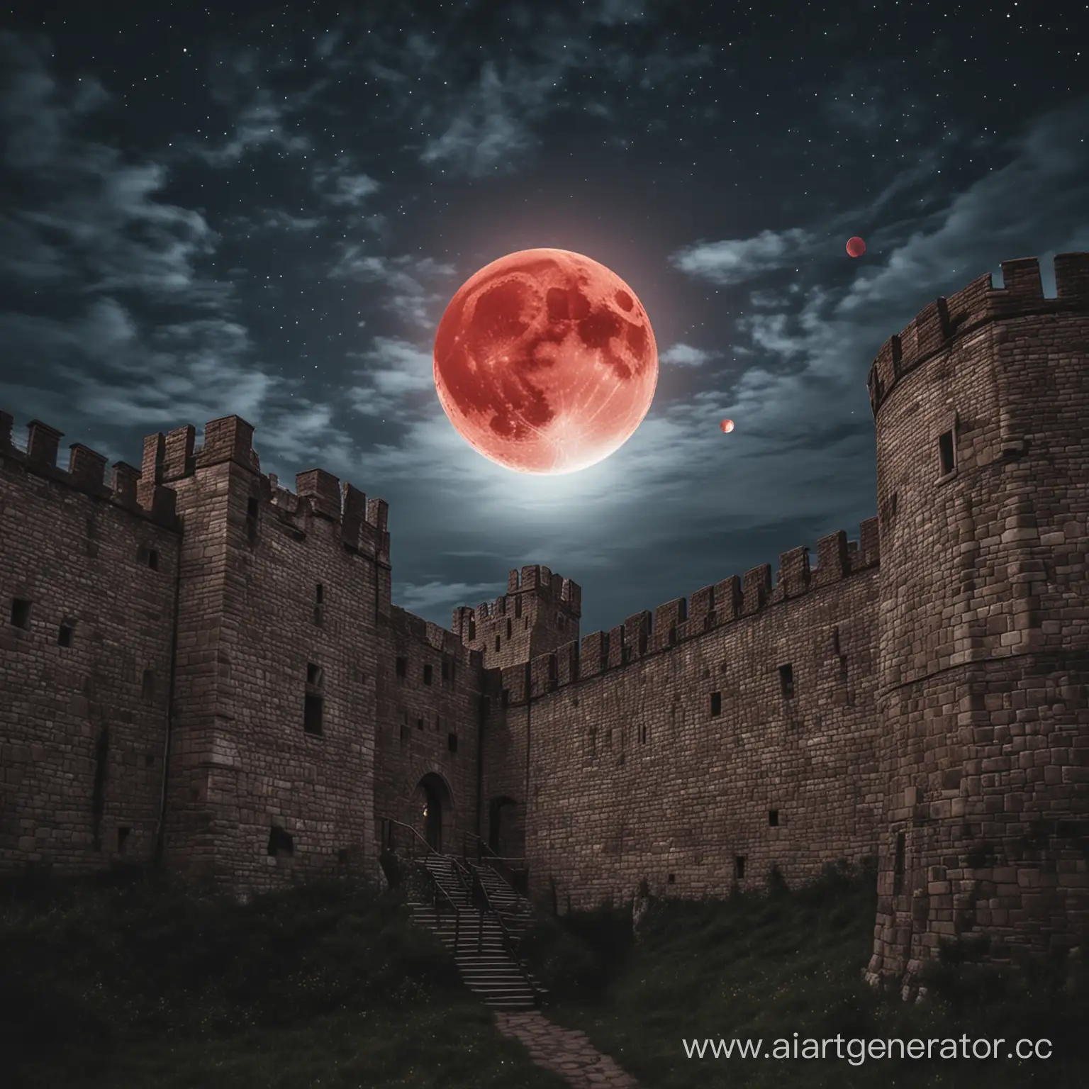 Epic-Nighttime-Castle-Under-a-Crimson-Moon