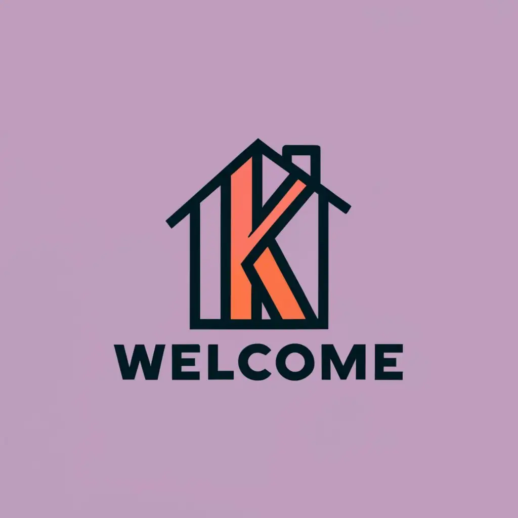 LOGO Design for Community Homes Welcoming KShaped House Typography in ...