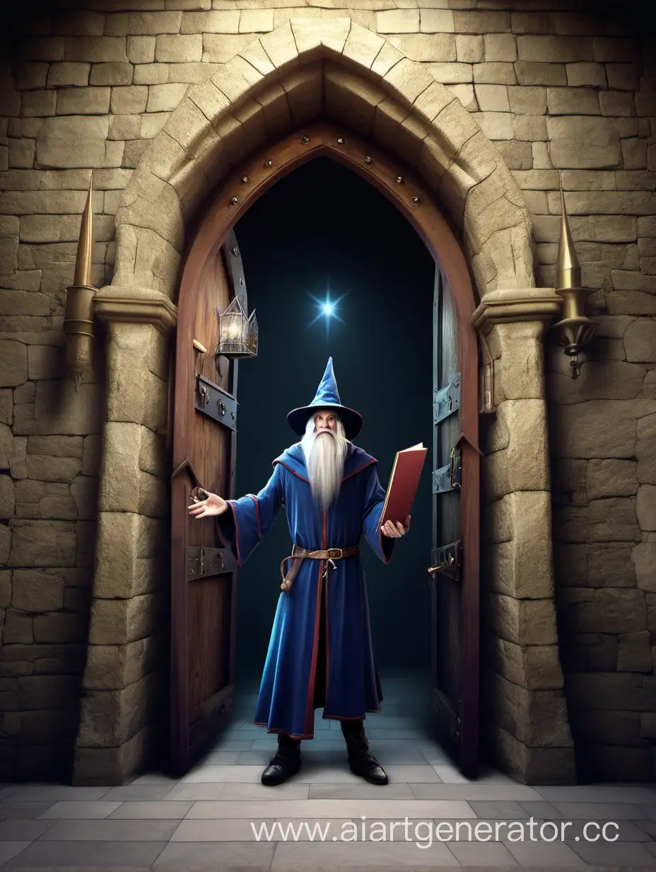 Enchanting-Medieval-Wizard-in-Castle-Corridor