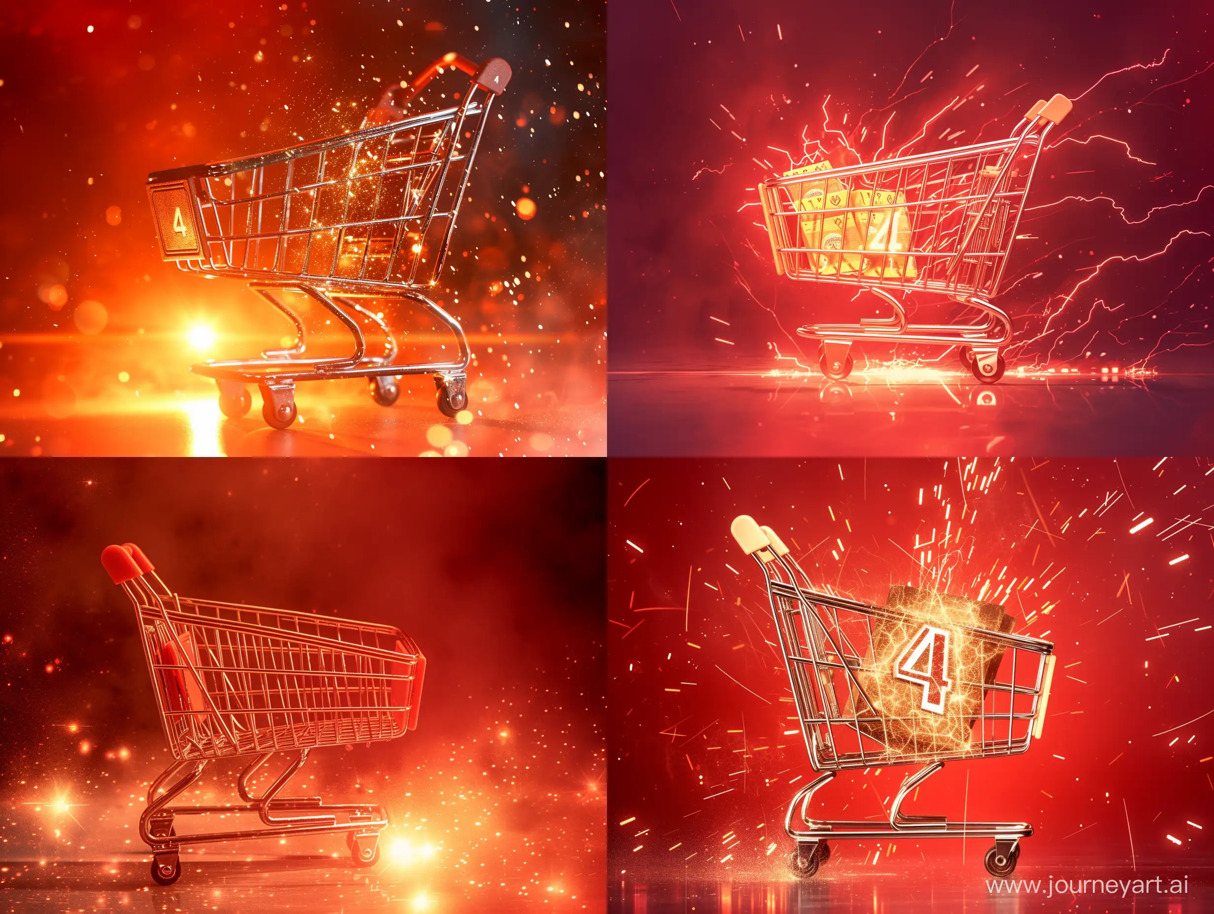 Vibrant-Shopping-Experience-Happy-4-in-Shopping-Cart-with-Dynamic-Lighting