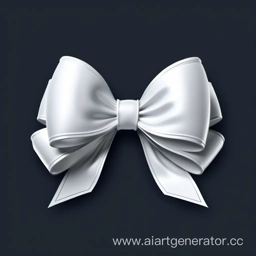 Elegant-White-Gift-Bow-PNG-for-Stylish-Presentations