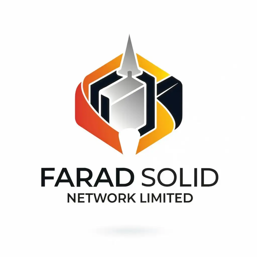 logo, an energy hardware, with the text "FARAD SOLID NETWORK LIMITED", typography