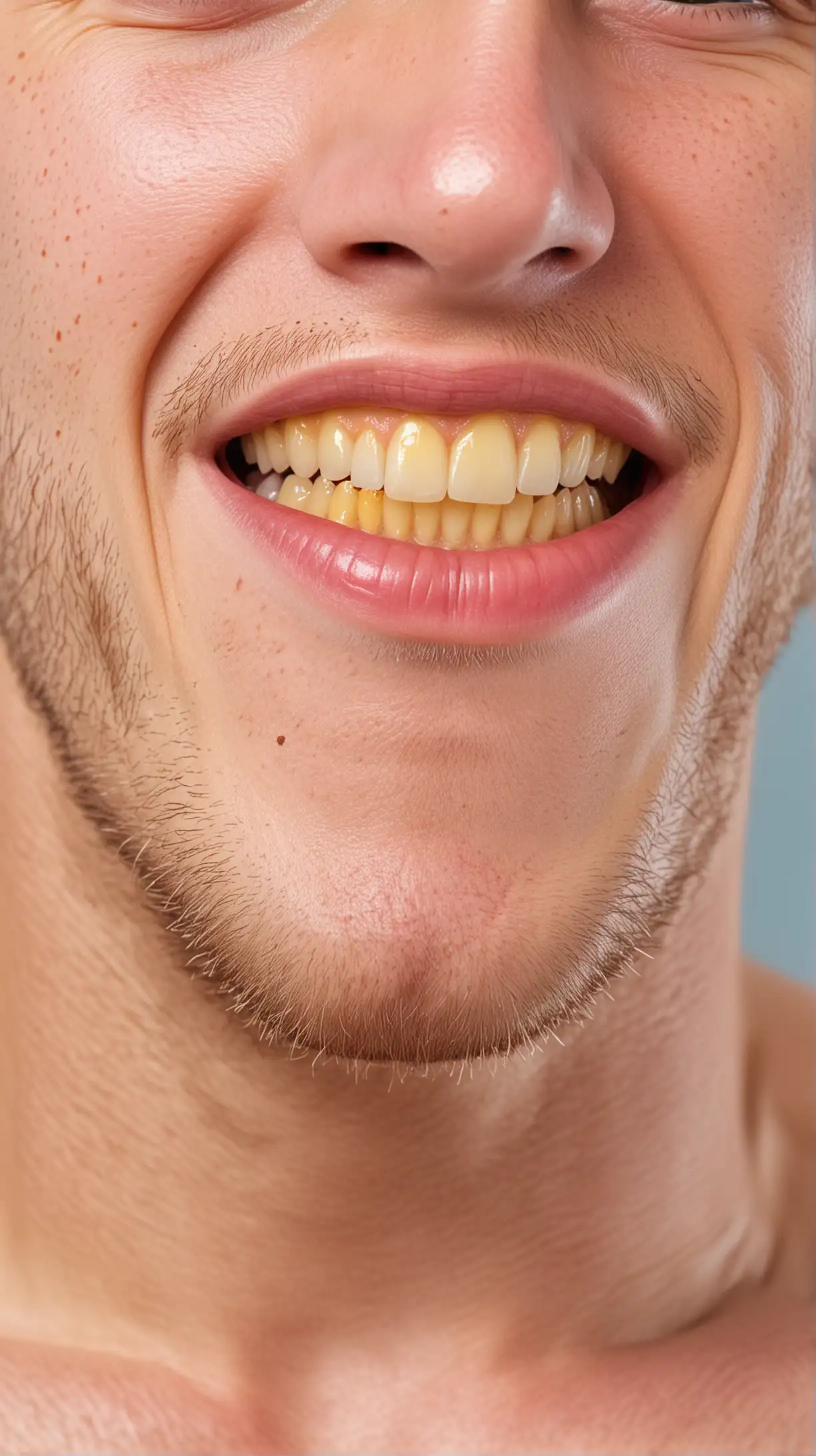 Young Man with a Severely Decayed Tooth