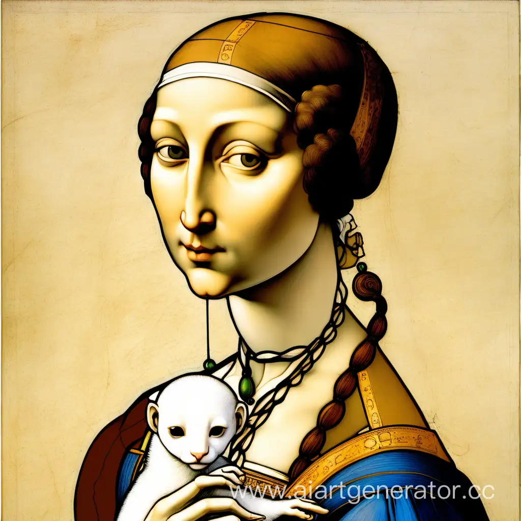 Sly-Winking-Lady-with-Ermine-Leonardo-da-Vincis-Artistic-Interpretation