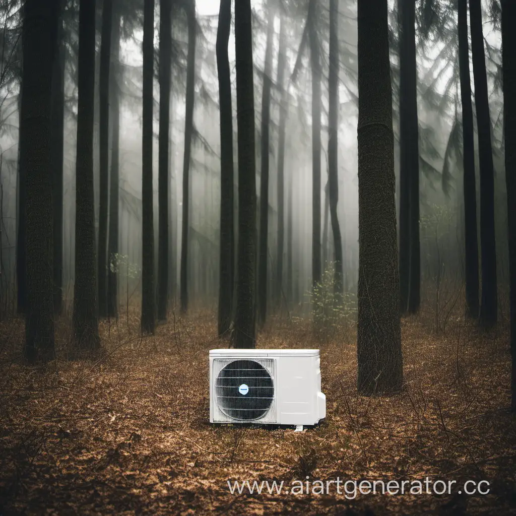 Forest-Scene-with-Air-Conditioner
