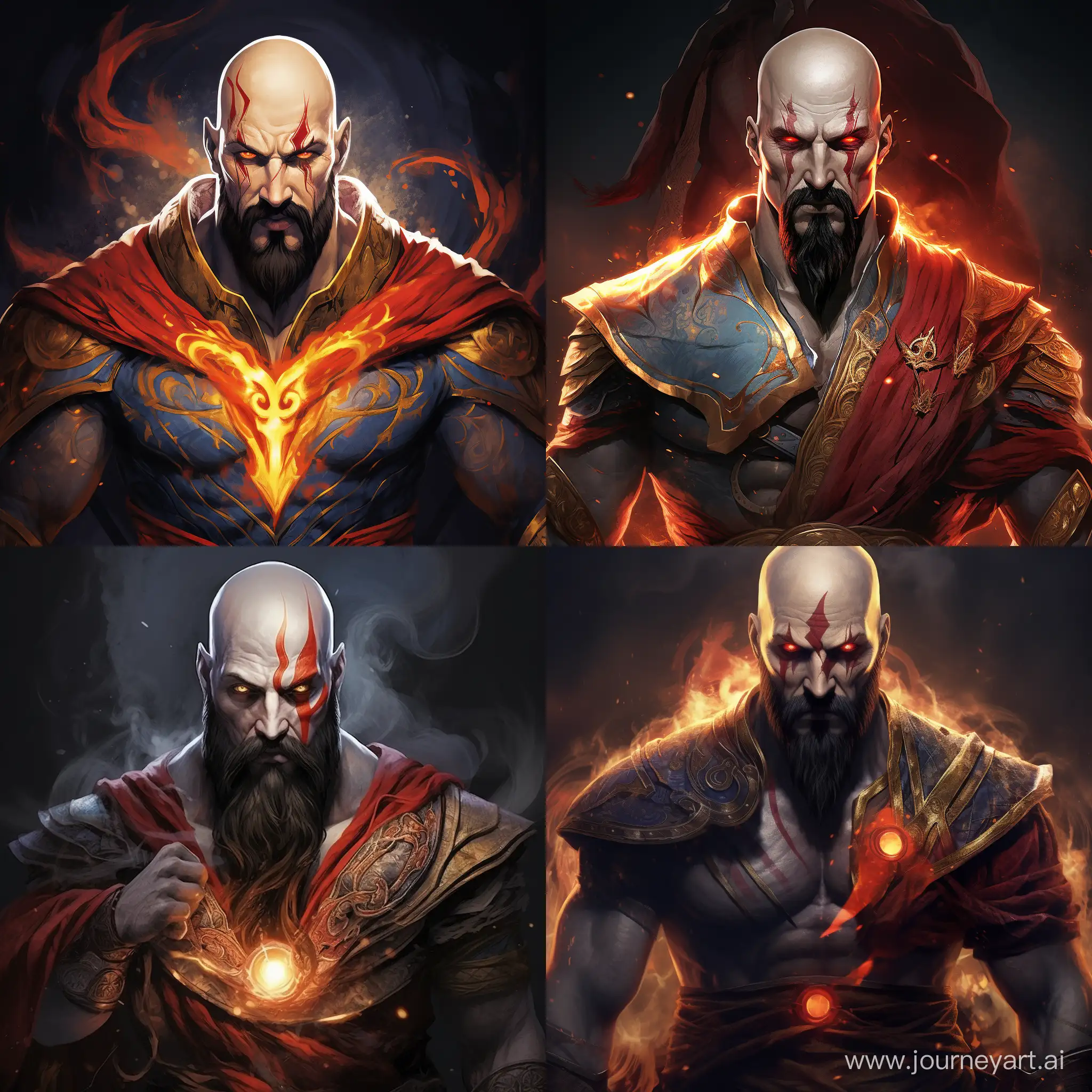 Mystical-Warrior-Fusion-Kratos-Meets-Doctor-Strange