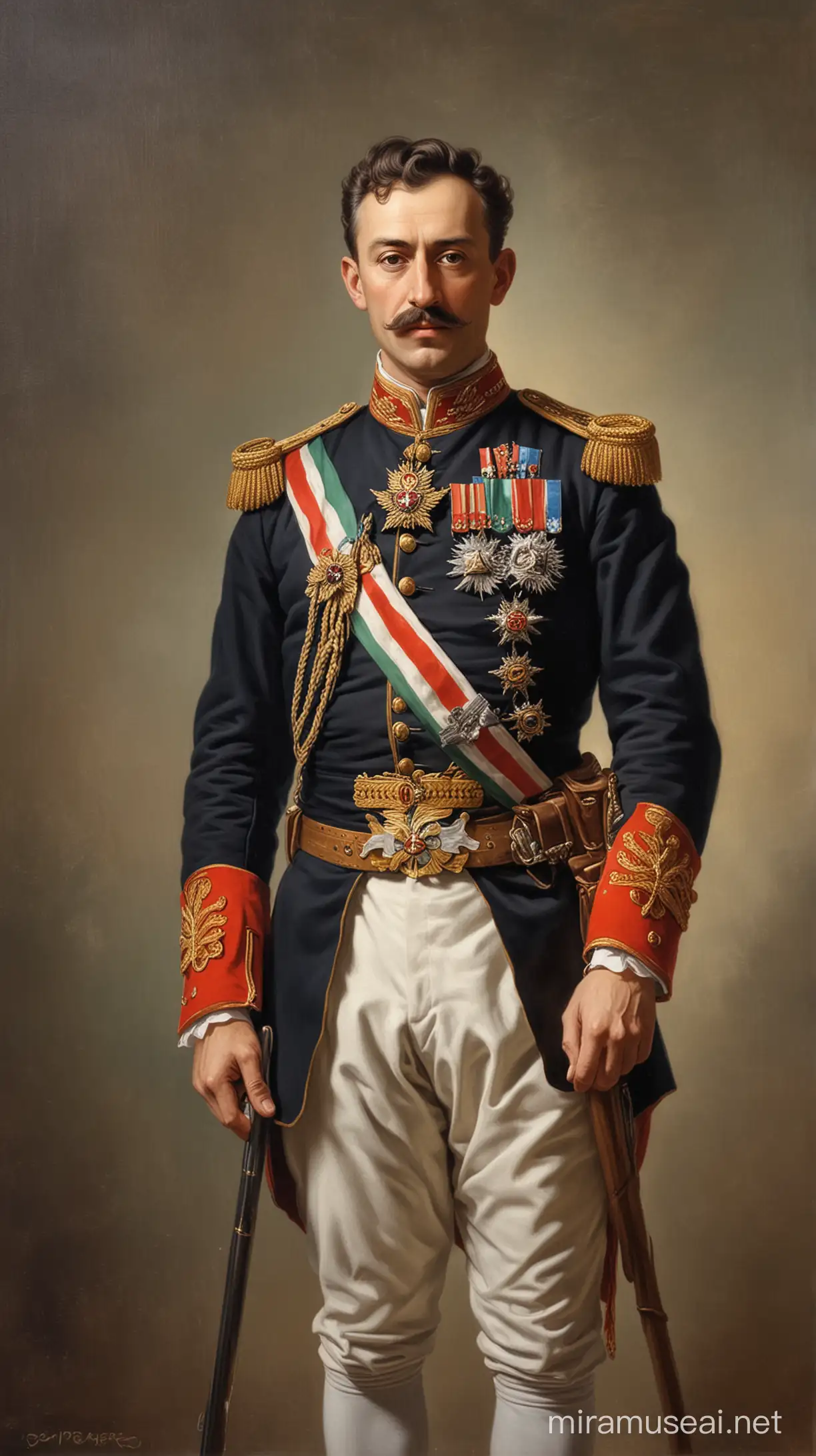 Crie uma pintura de Francisco Ferdinando da Austria Hungria