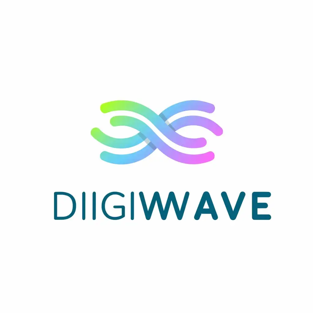 a logo design,with the text 'DIGIWAVE', main symbol:Digital marketing agency,Moderate, clear background