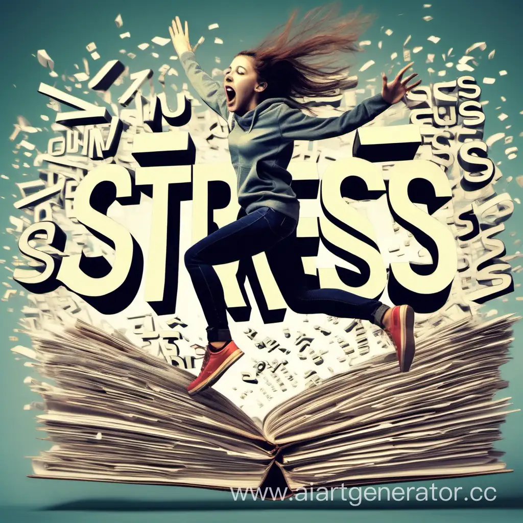 Energetic-Girl-Leaping-Amidst-StressExpressed-Words