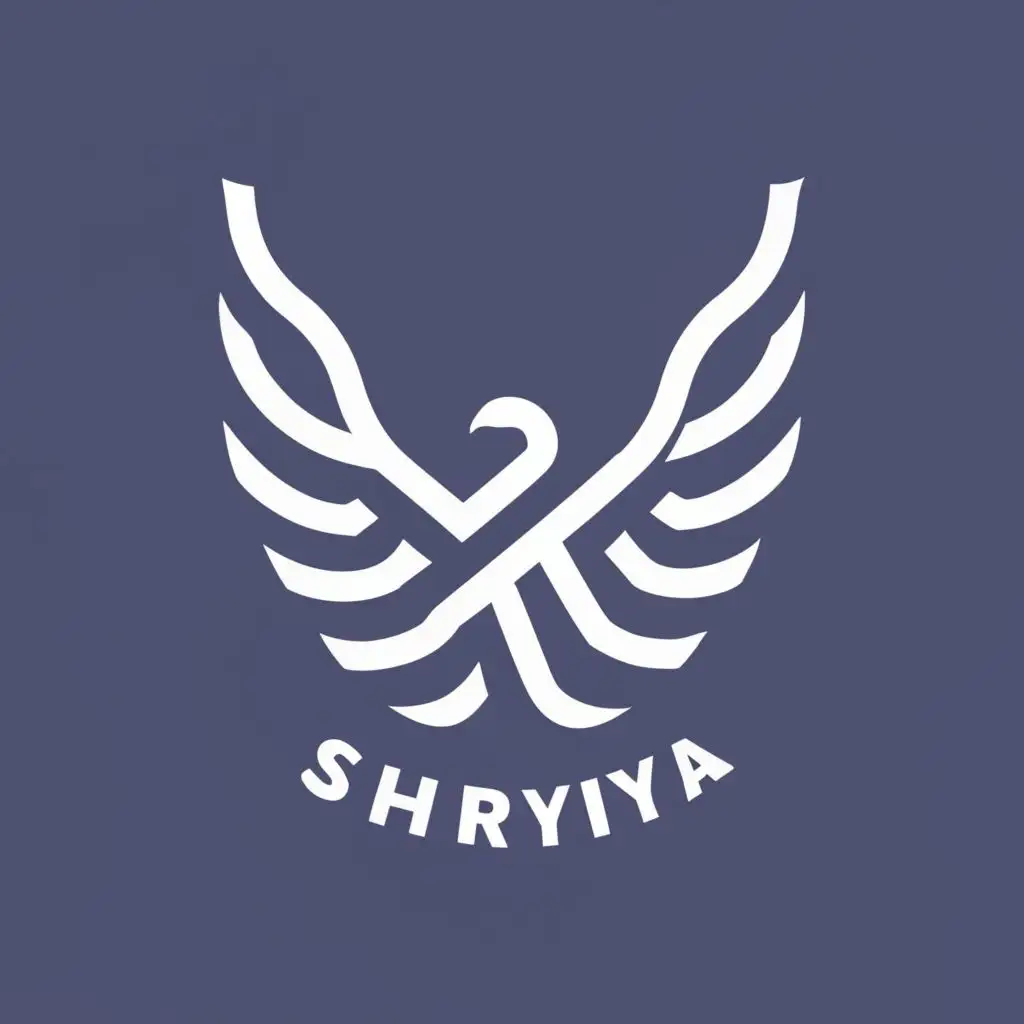 LOGO-Design-For-Shriya-Enterprises-Majestic-Falcon-Symbolizing-Strength-and-Precision-with-Elegant-Typography-for-Home-Family-Industry