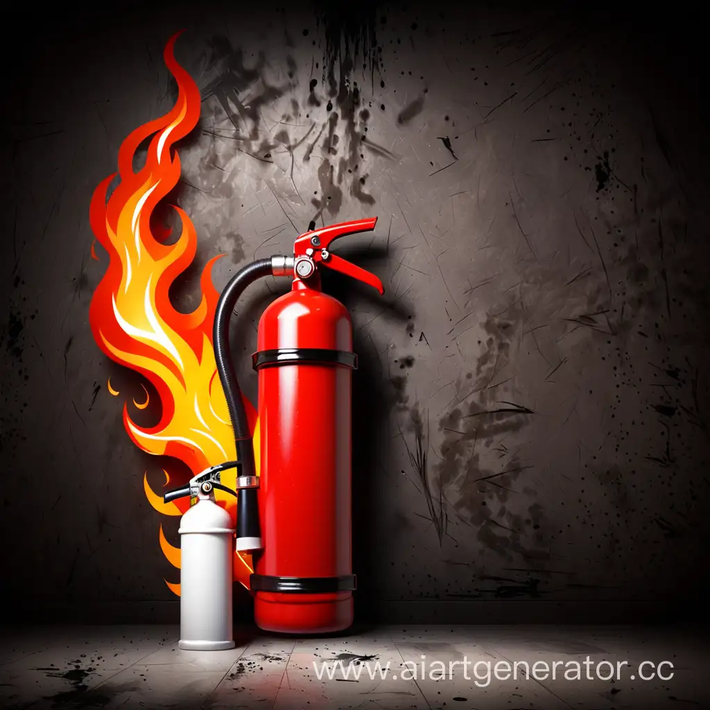 Fire-Extinguisher-on-Alert-Safety-in-Industrial-Setting