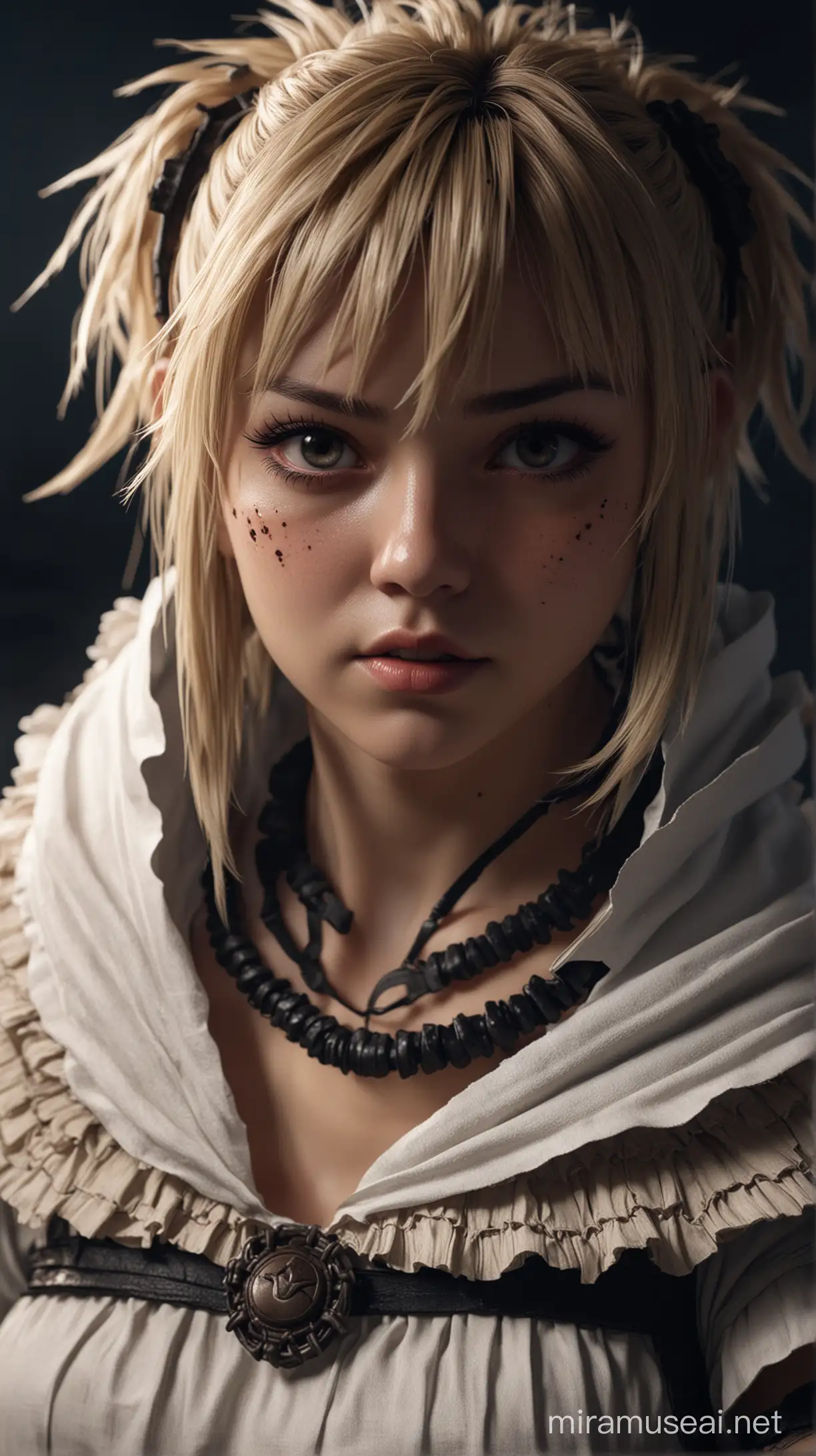 Darkness Embracing Himiko Toga Electronic Photo Realistic Cinematic HDR