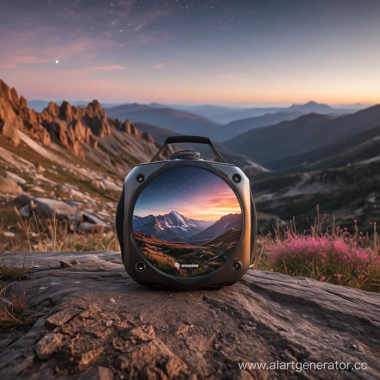 Exploring-the-Cosmos-Mountains-with-Portable-Audio-Speaker
