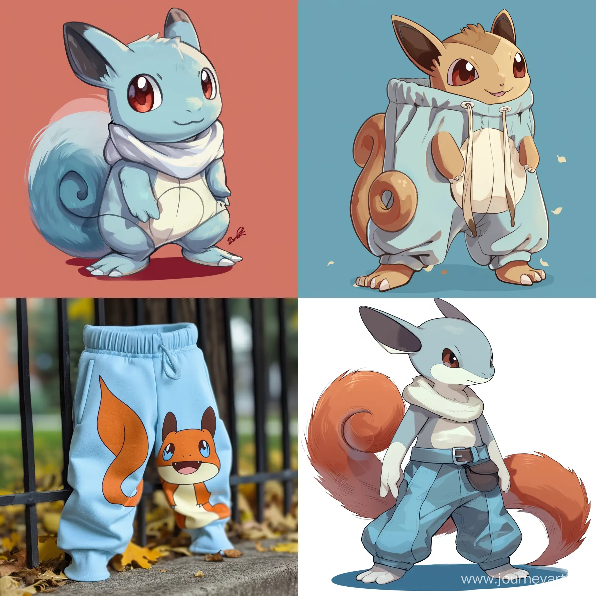 Adorable-Squirtle-Pokemon-Wearing-Trendy-Pants-AR-11-Image