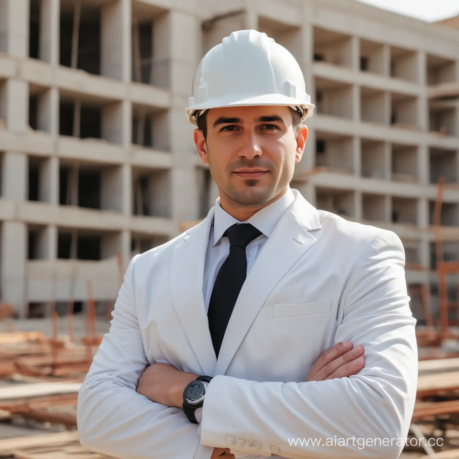 Professional-Construction-Engineer-in-White-Helmet-and-Suit-at-Work