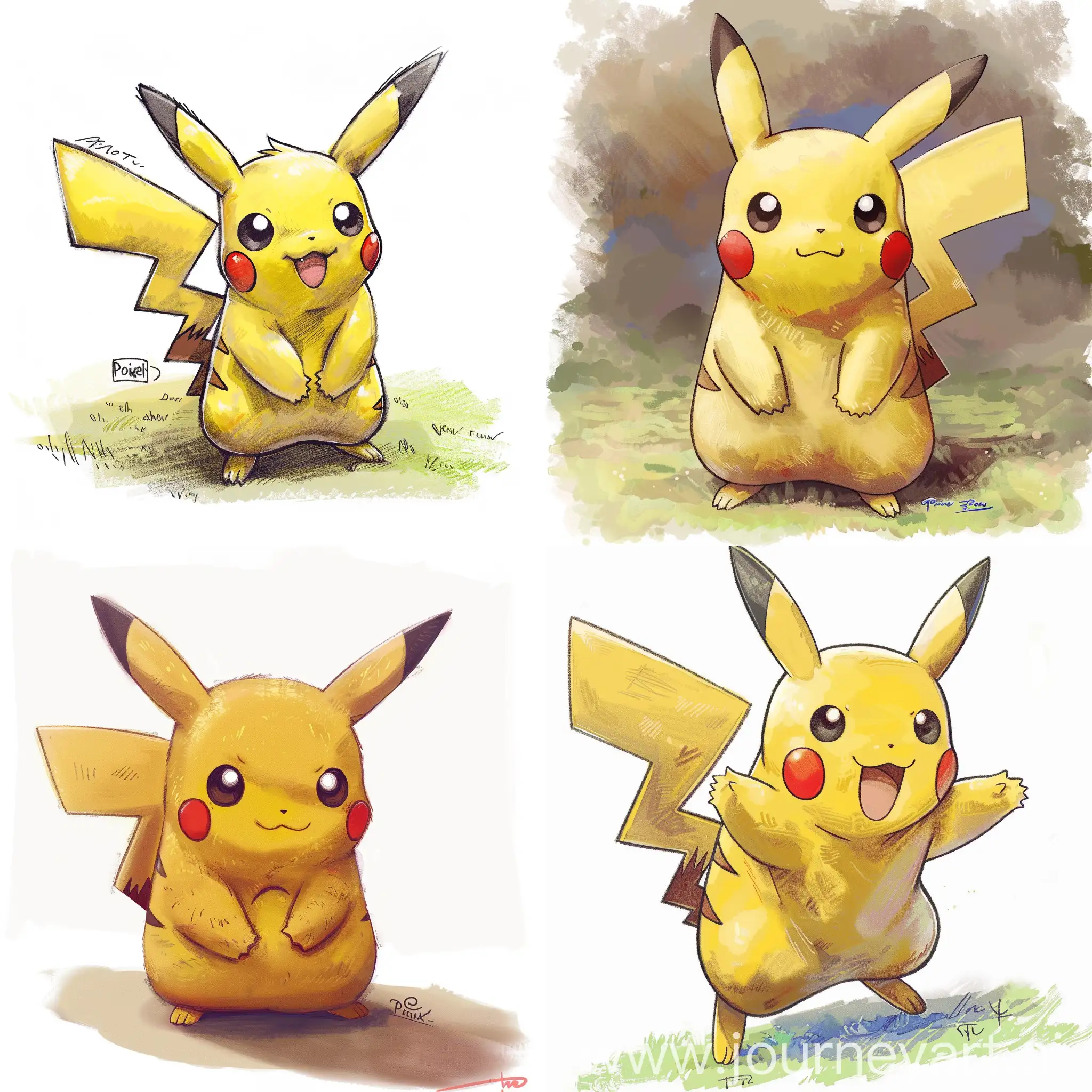 Playful-Pikachu-in-Vibrant-Environment