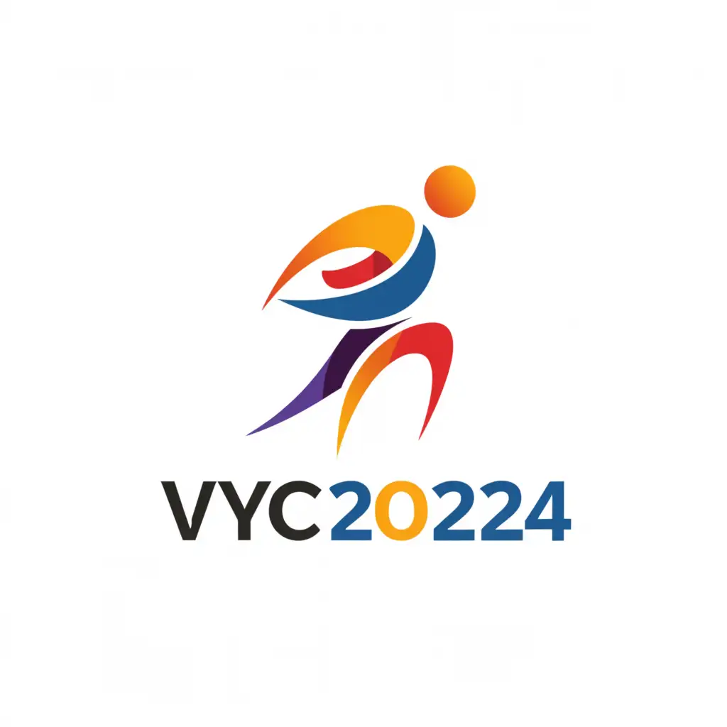 a logo design,with the text "VYC 2024", main symbol:"Those who hope in the Lord will run and not be weary",Moderate,be used in Religious industry,clear background