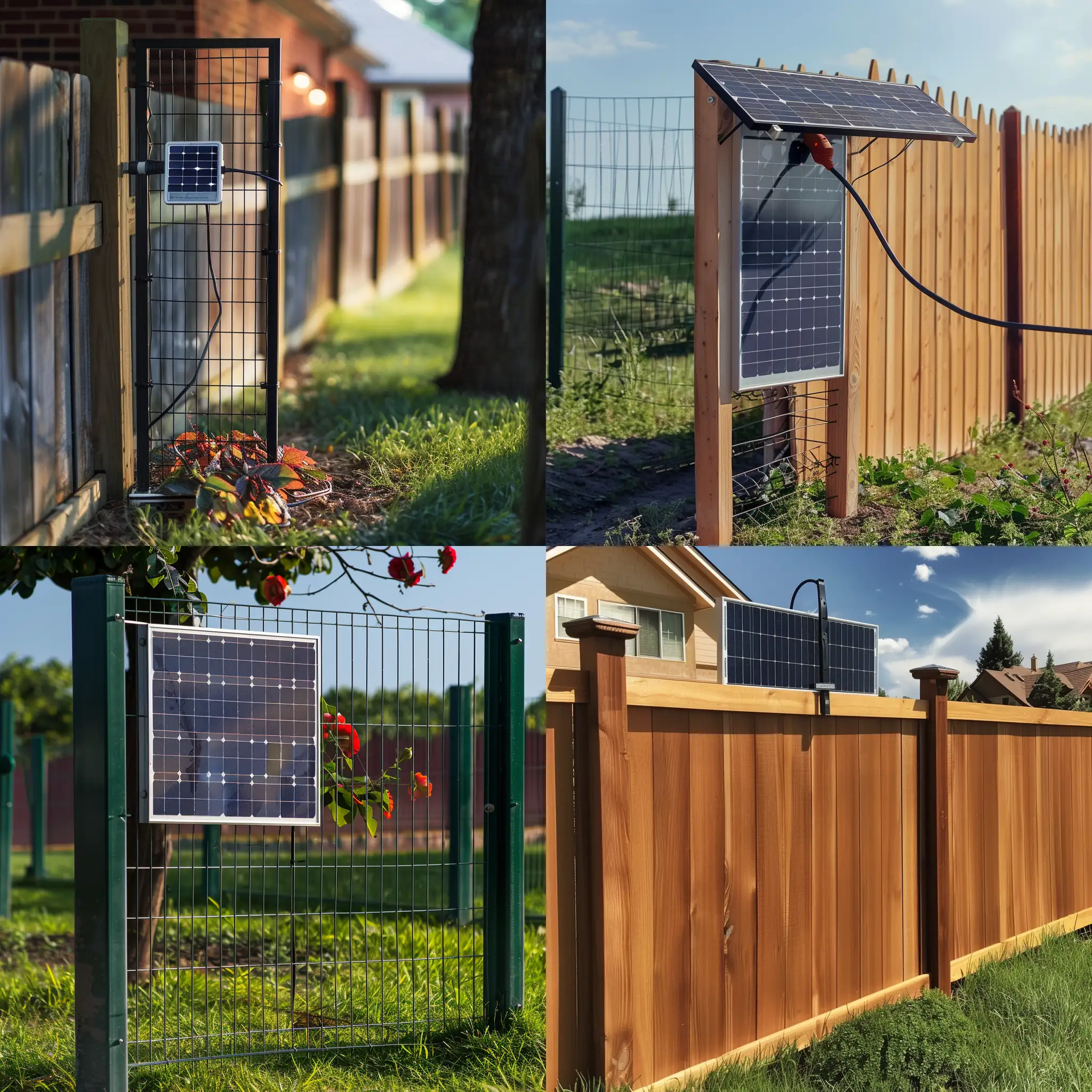 Secure-Boundary-Electric-Fence-with-Solar-Panel-and-Battery