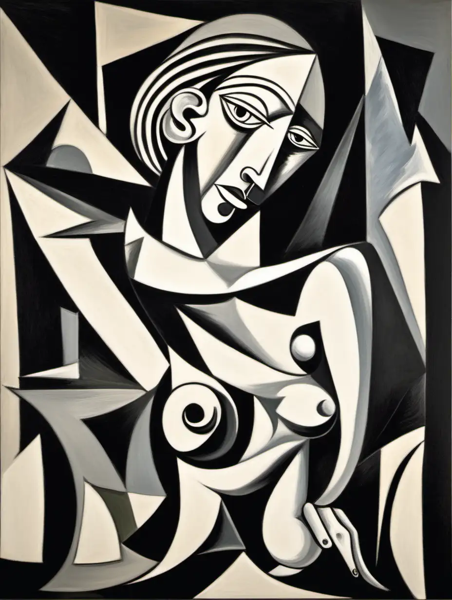 Guernica,buste de femme,style artistique moderne formes arrondies, pablo picasso