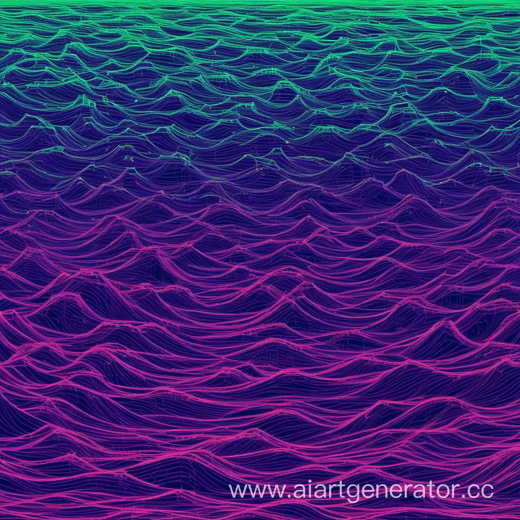Abstract-Digital-Art-Mesmerizing-Waves-of-Glitches