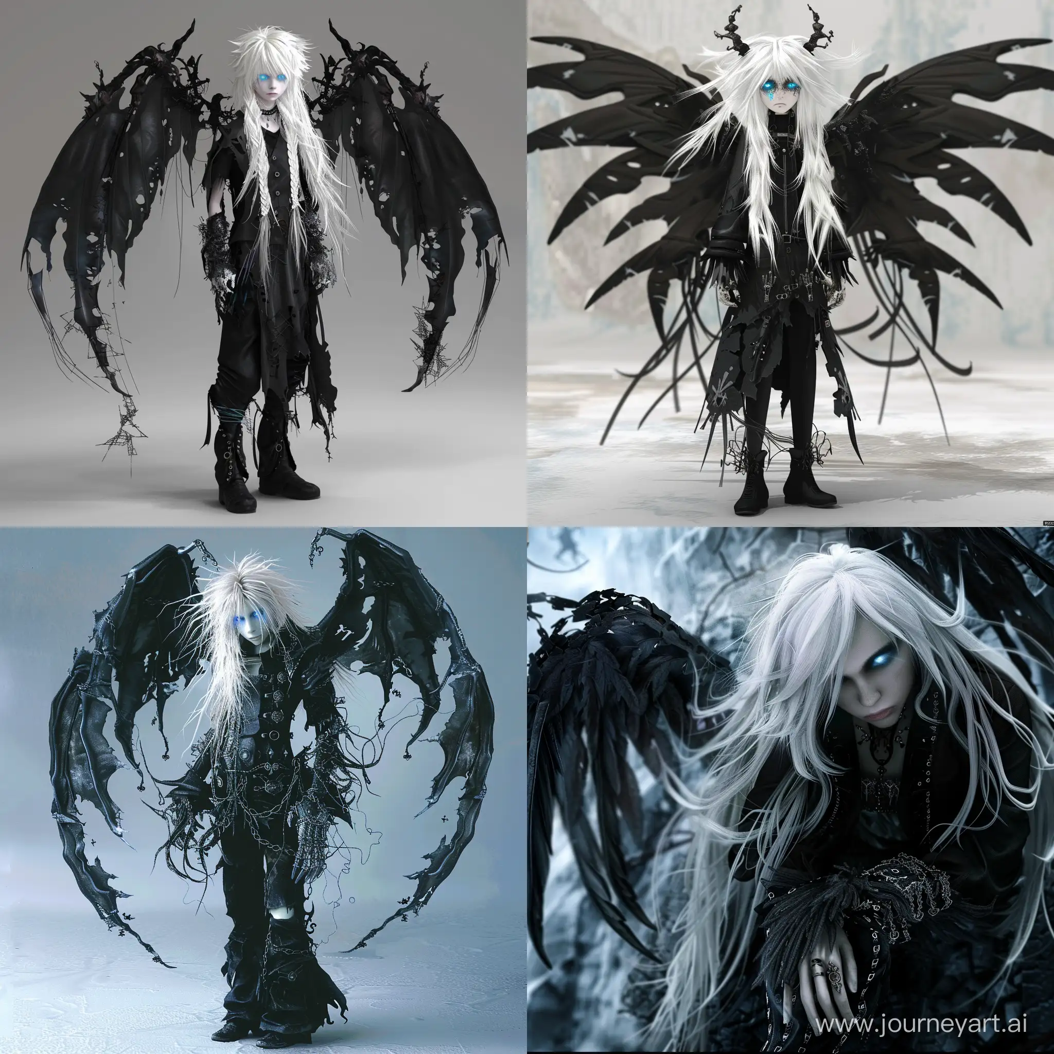 Gothic-Wonderland-Mysterious-Figure-with-Broken-Wings-in-PlayStation2-Style