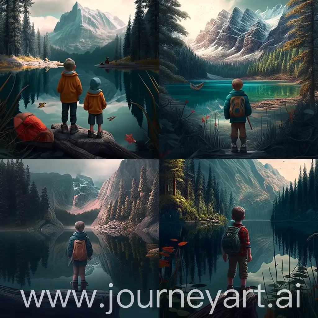 удивительные приключения детей которые отправляются исследовать таинственные леса горы озера
