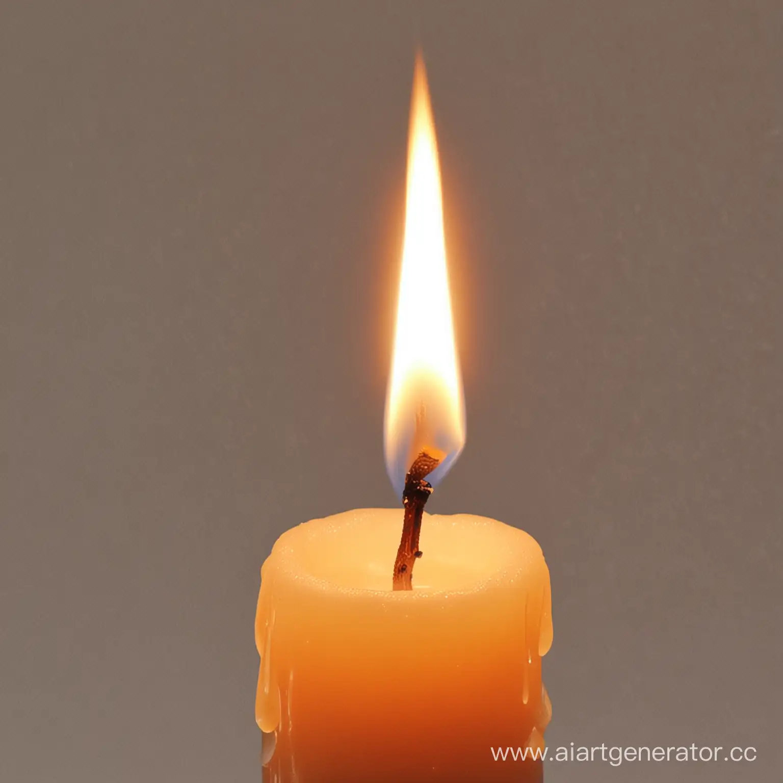 Soft-Glow-of-a-Dancing-Candle-Flame-in-the-Darkness