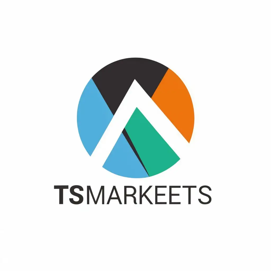 a logo design,with the text "TS MARKETS", main symbol:TS,Moderate,be used in Finance industry,clear background