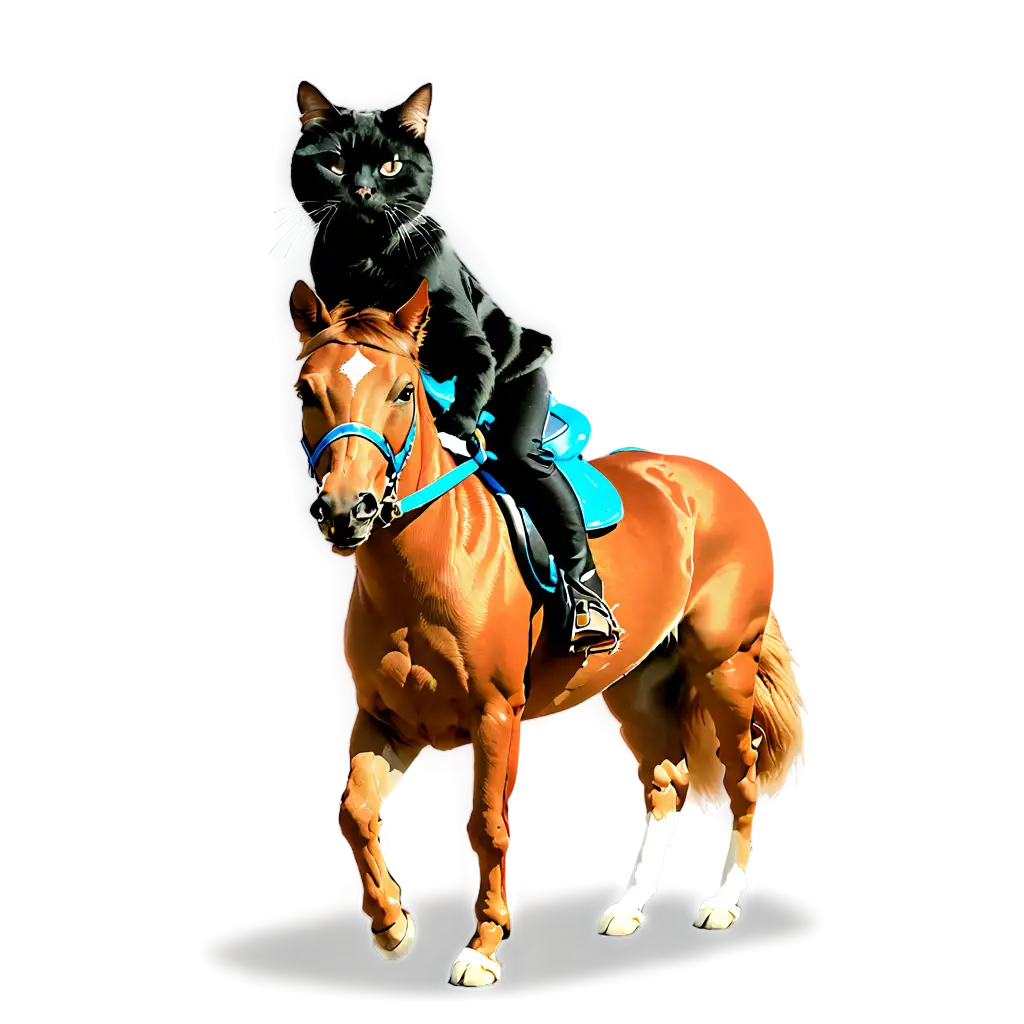 Adorable-PNG-Cat-Riding-on-Dog-Like-a-Horse-AI-Art-Prompt-Generated-Image