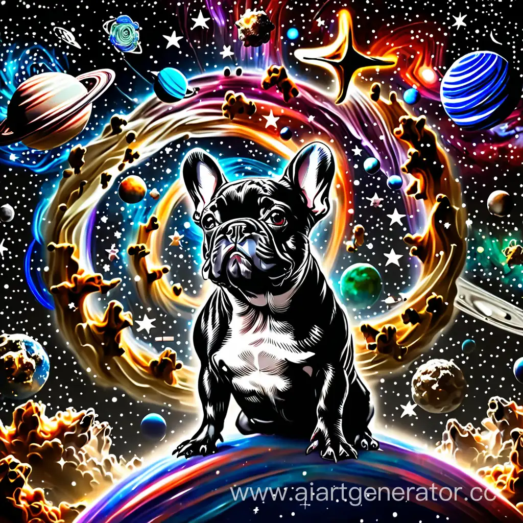 Adorable-French-Bulldog-Exploring-the-Mysteries-of-the-Universe