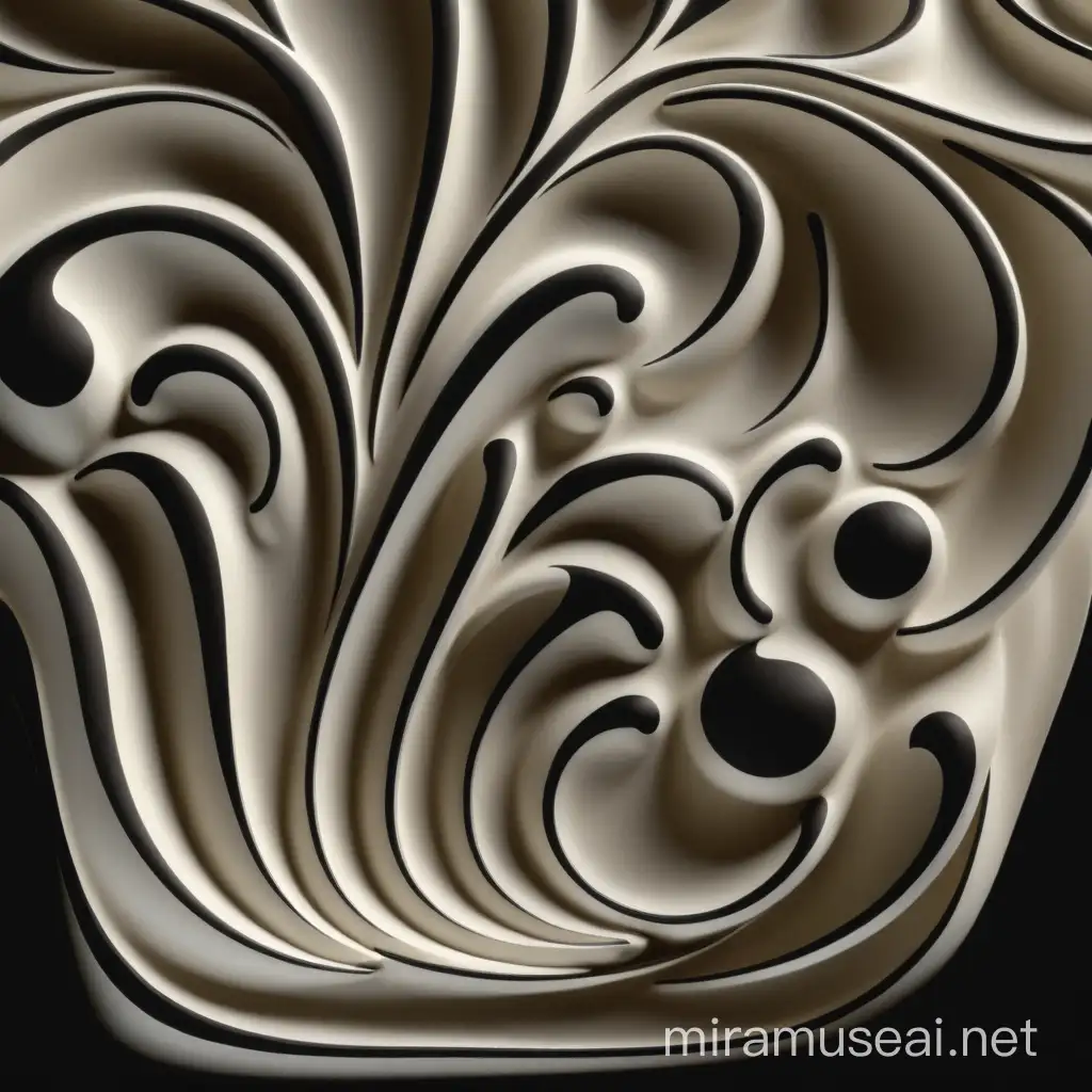 Abstract Black and White Pattern Extraction