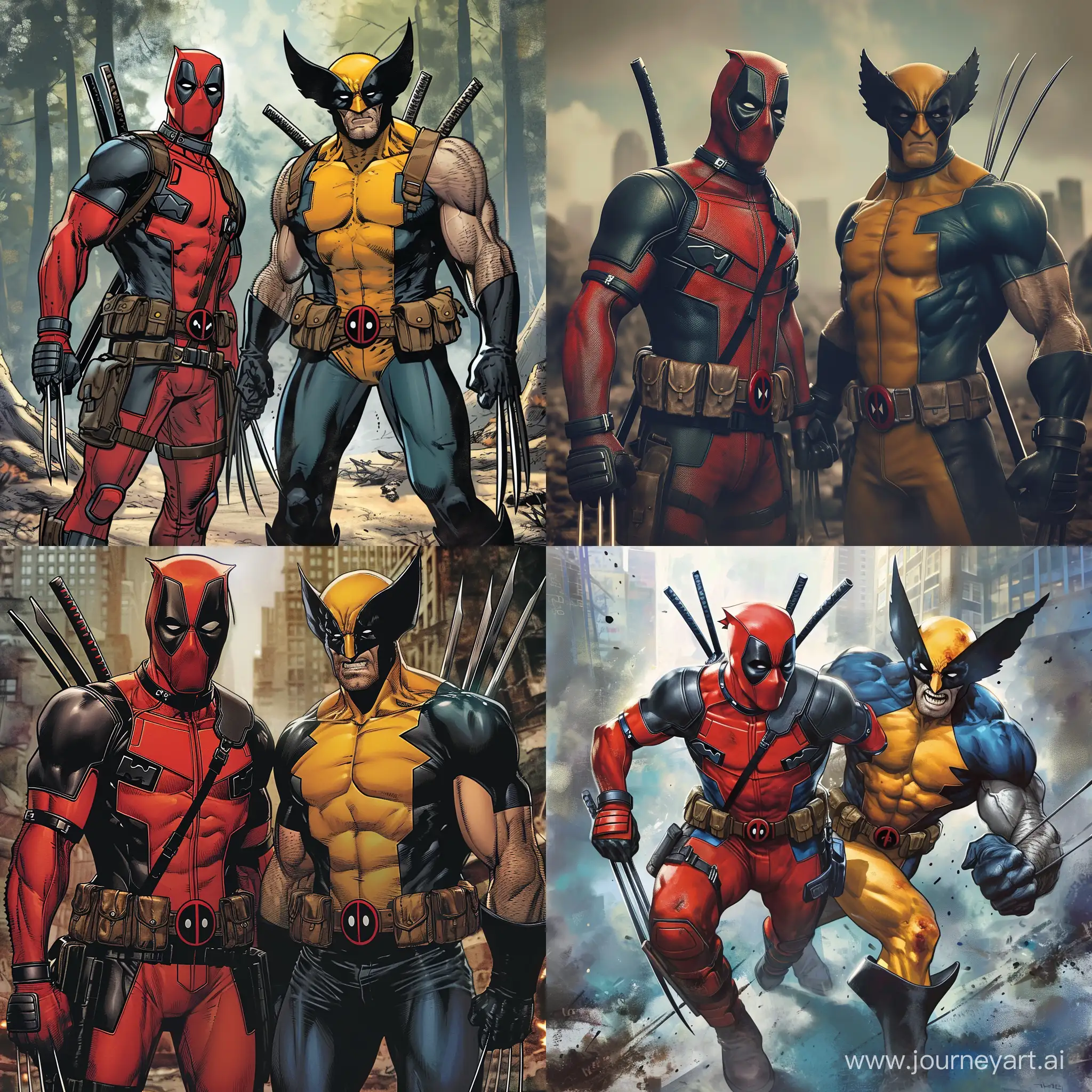 Deadpool-and-Wolverine-Epic-Showdown-Artwork