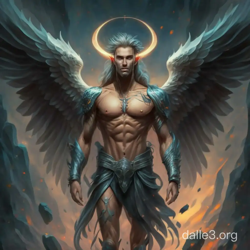 Archangel Lucifer in Majestic Glory | Dalle3 AI