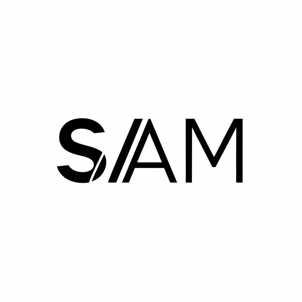 a logo design,with the text "SAM MEDIA", main symbol:SAM,Moderate,clear background