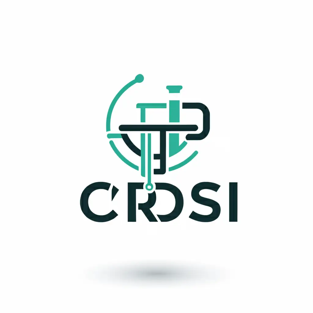 a logo design,with the text "Crdsi", main symbol:scientific equipment,Minimalistic,be used in Education industry,clear background