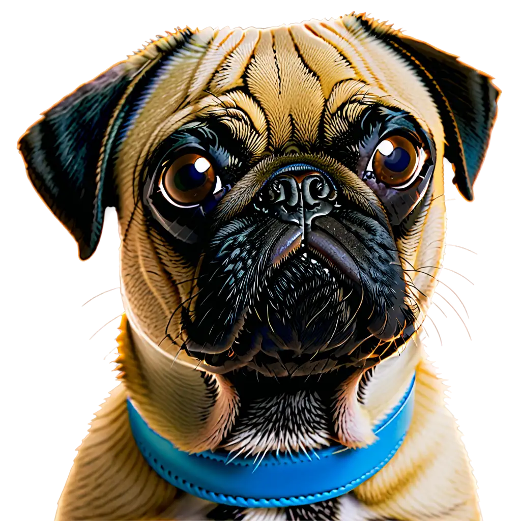 Exquisite-Pug-Dog-PNG-Image-Capturing-the-Charm-and-Quirkiness-in-High-Quality