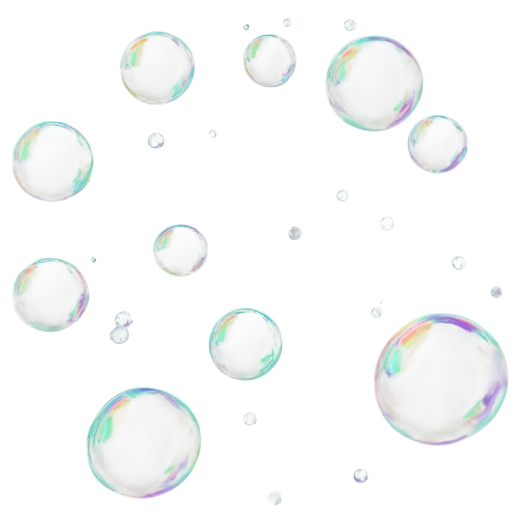 a lot of bubbles