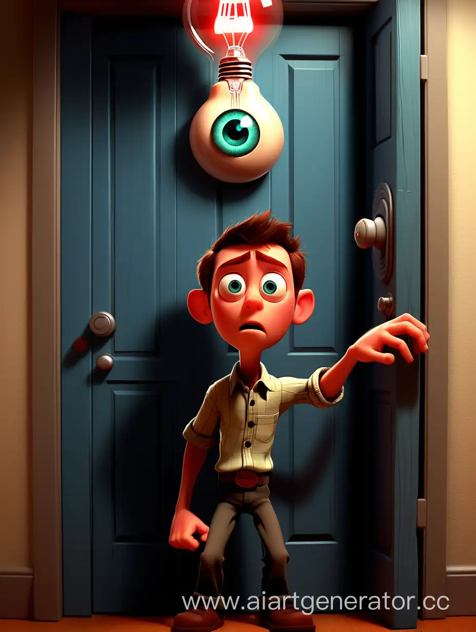 Father-and-Child-Hilariously-Navigate-Lab-Door-Mishaps-in-PixarStyle-Comedy