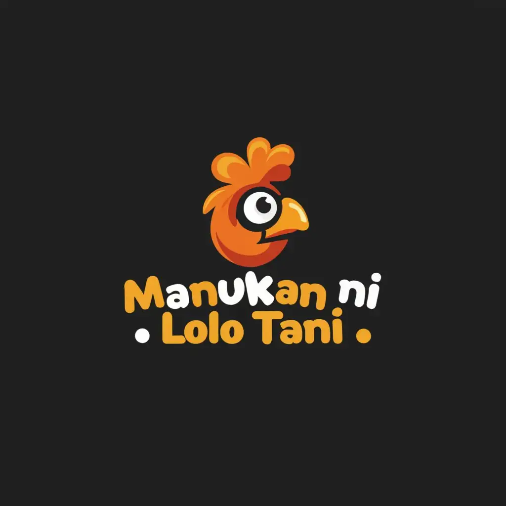 a logo design,with the text "Manukan Ni Lolo Tani", main symbol:chicken,Moderate,clear background