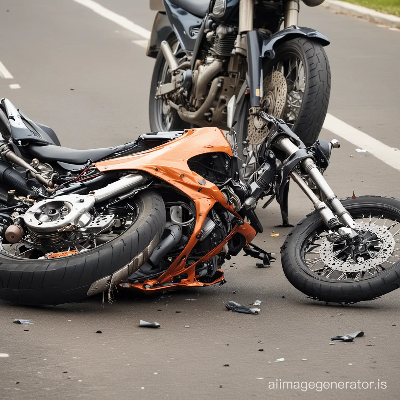 Motor bike accident