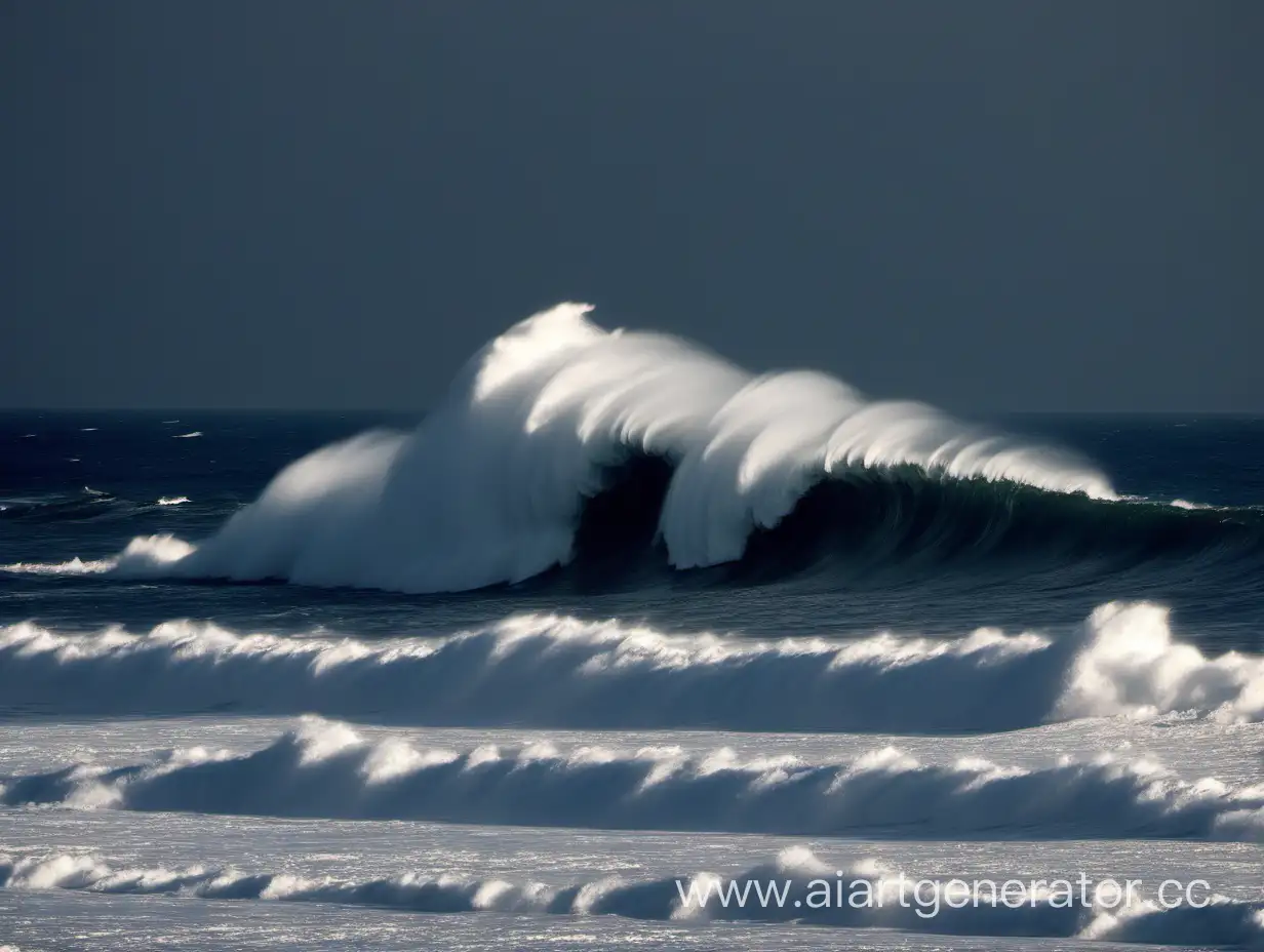 Powerful-Ocean-Waves-Crashing-on-Rocky-Shore