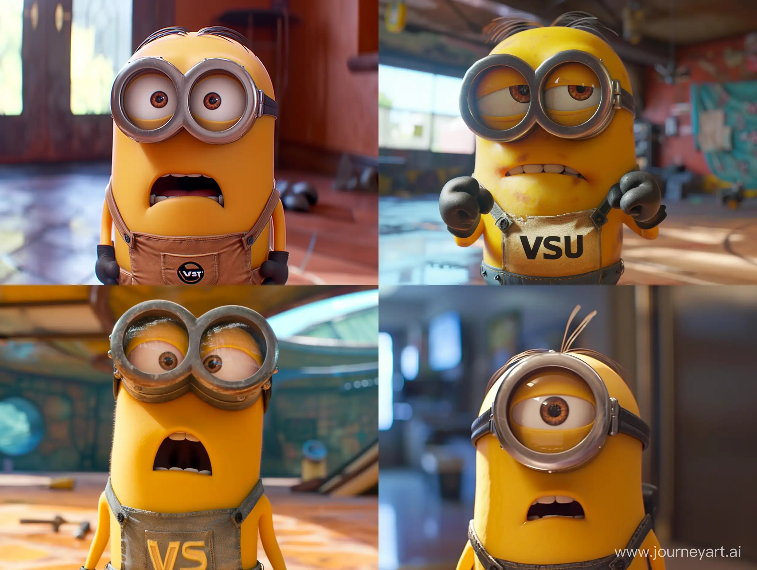 Adorable-Minion-with-VSU-Tshirt-Playful-and-Cute-Character-Image