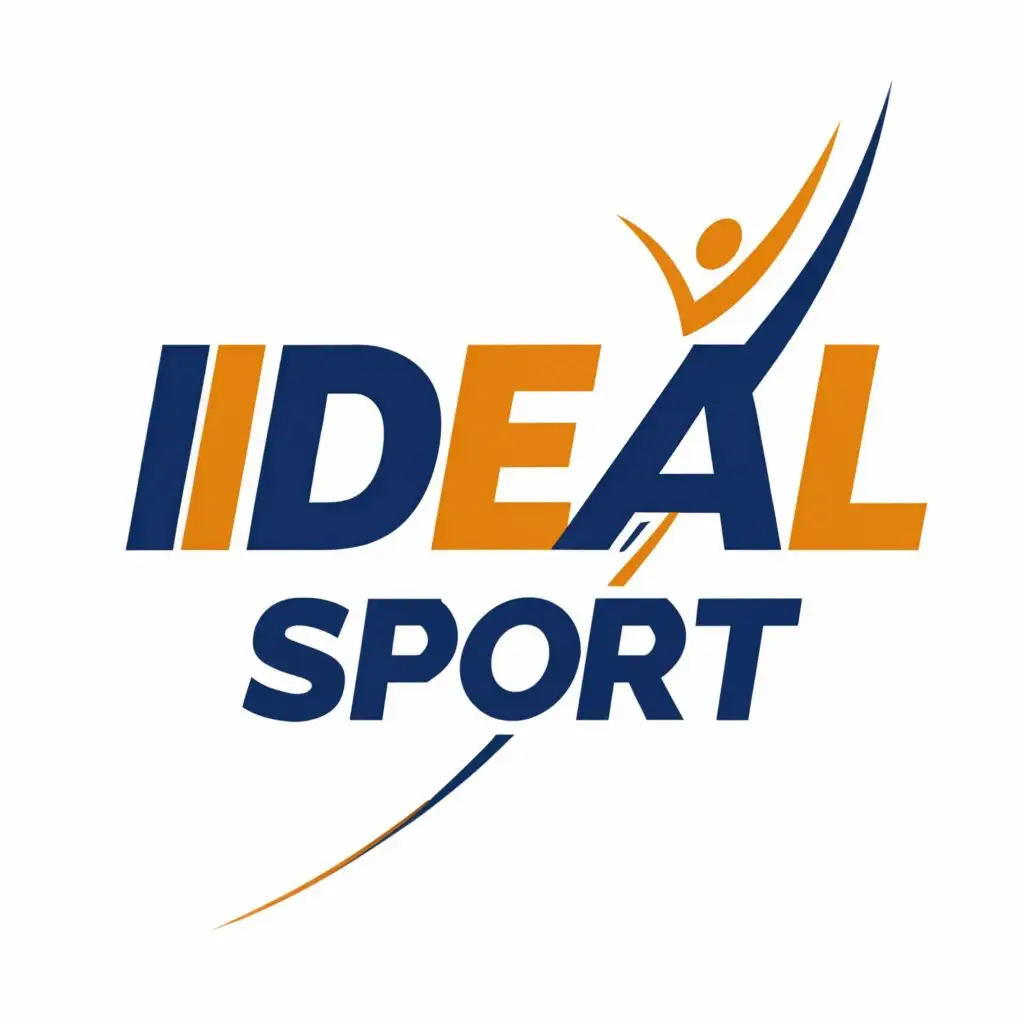 logo, IDEAL, with the text "IDEAL SPORT", typography, be used in Nonprofit industry
