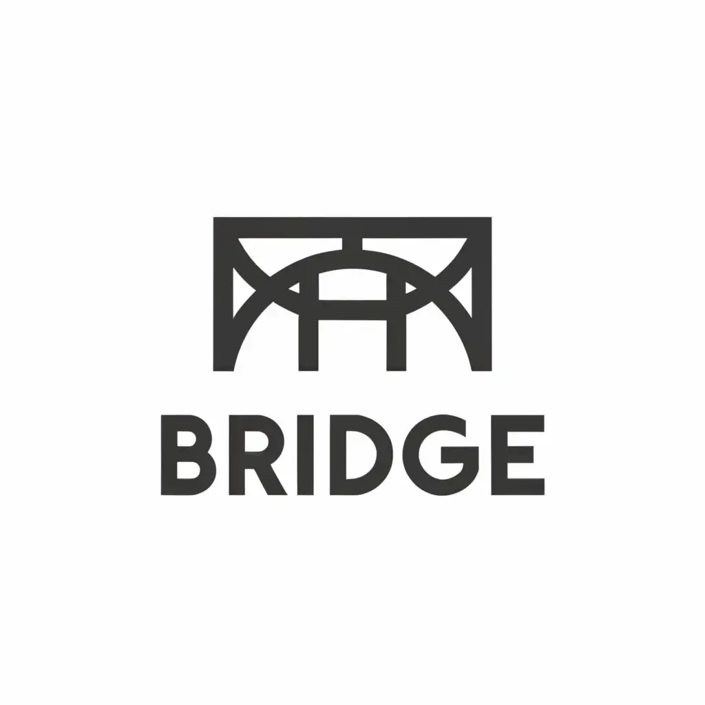 LOGO-Design-for-Bridge-Minimalist-Bridge-Symbol-on-Clear-Background