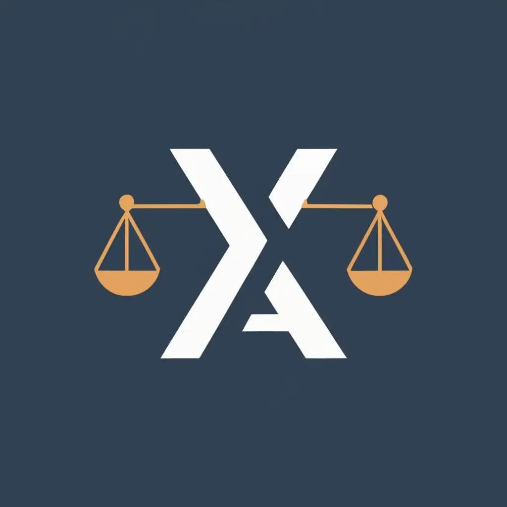 logo, letters "x" and letter "a"
justice scale, with the text "Apollo", typography, be used in Legal industry